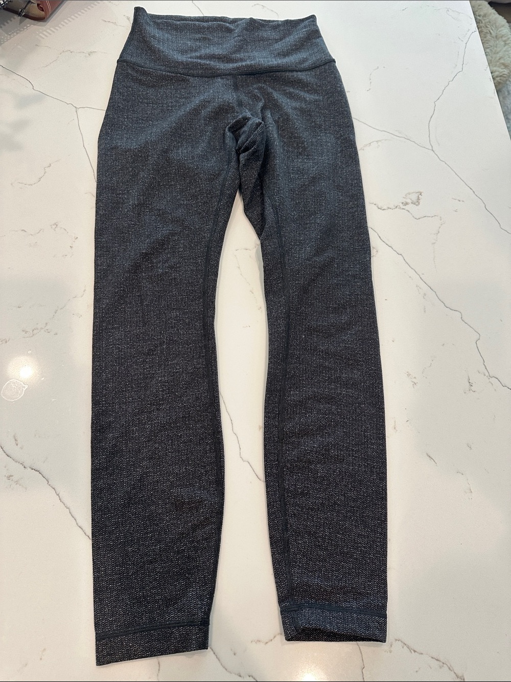 lululemon athletica Dark Heather Gray High-Rise Leggings (Size 4)